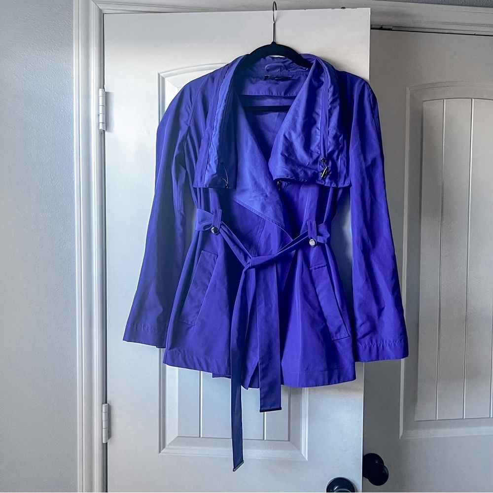 Etcetera Blue Purple Raincoat 2